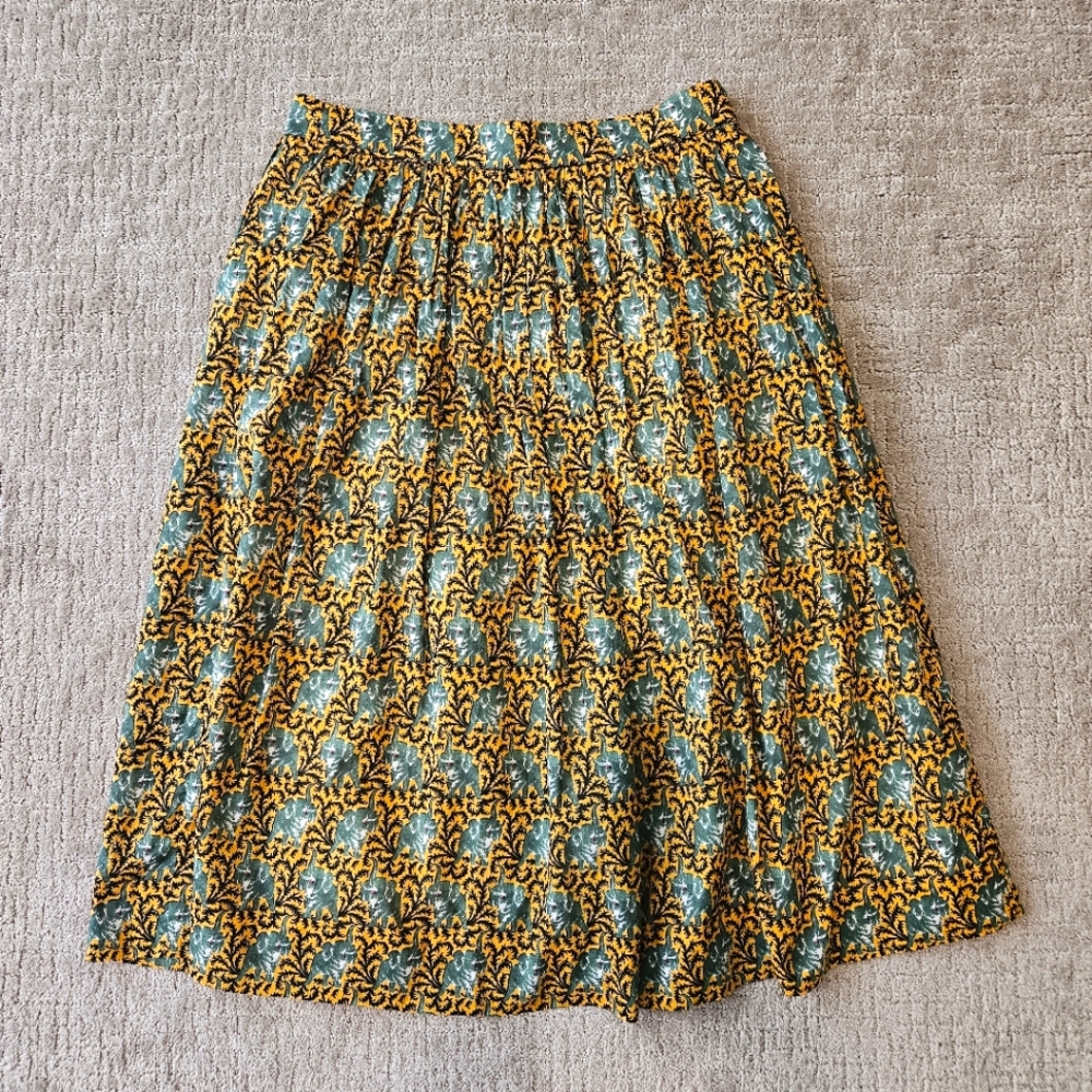 J. Crew Drak's Ratti Elephant Print Skirt Size 6